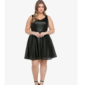 Torrid Faux Leather Dress Size 22 
